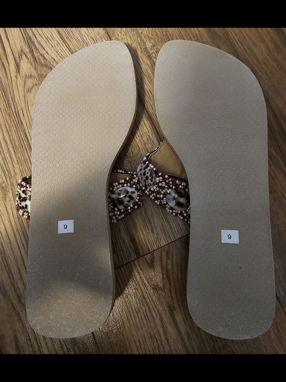 Lu & Natty Beaded Shell Sandals - Picture 6 of 8